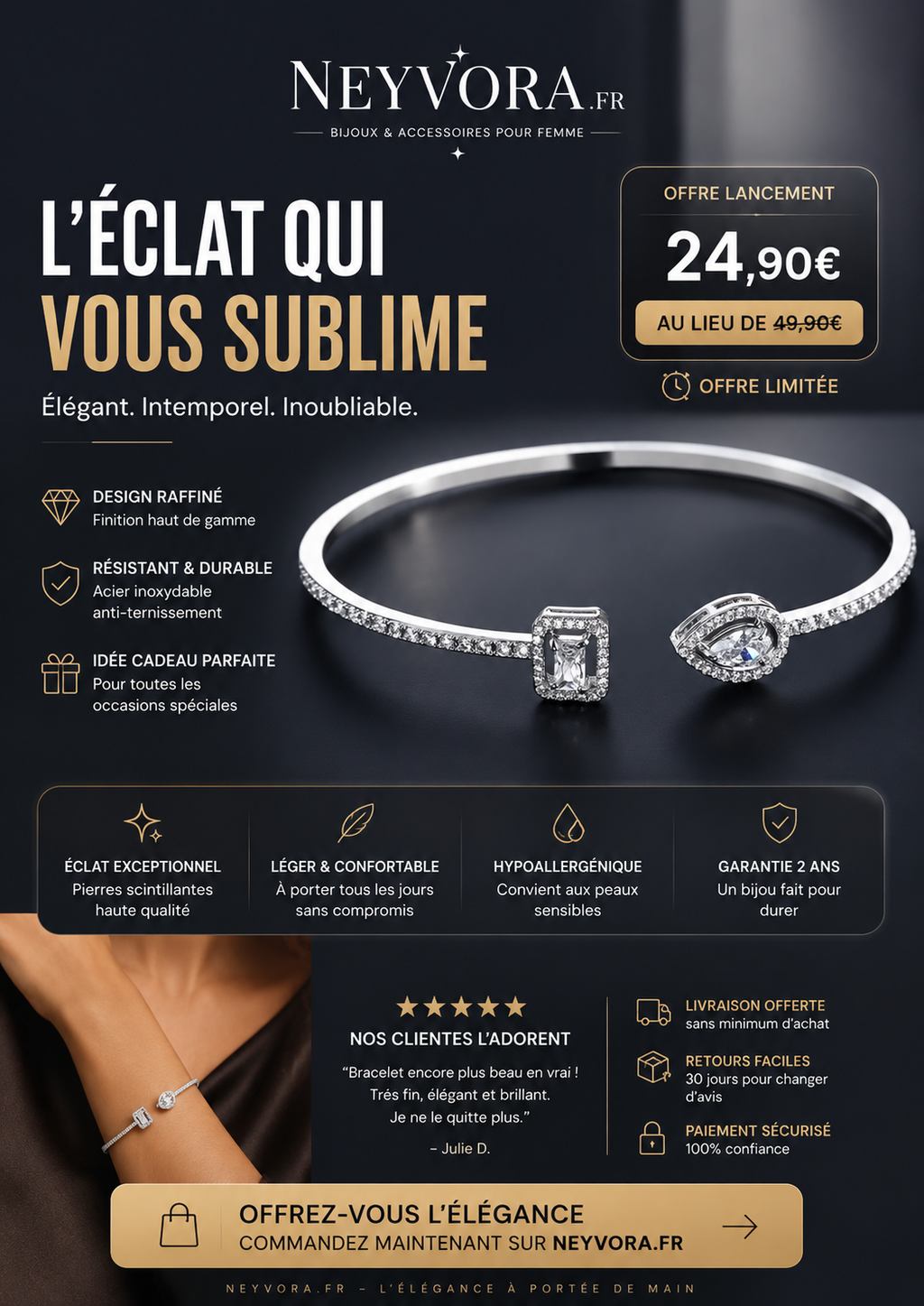 Bracelet « Éclat »