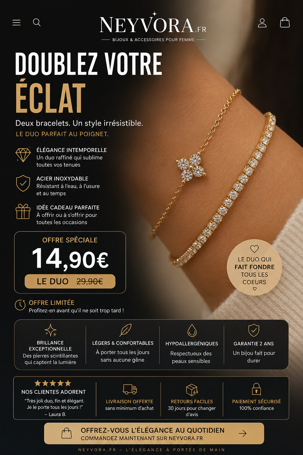 Bracelet double