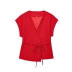 Ensemble “Aveline” - Tailleur pantalon sans manches avec ceinture Neyvora