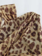 Body “Savannah” - Imprimé léopard, dos nu et coupe ajustée Neyvora