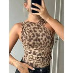 Body “Savannah” - Imprimé léopard, dos nu et coupe ajustée Neyvora