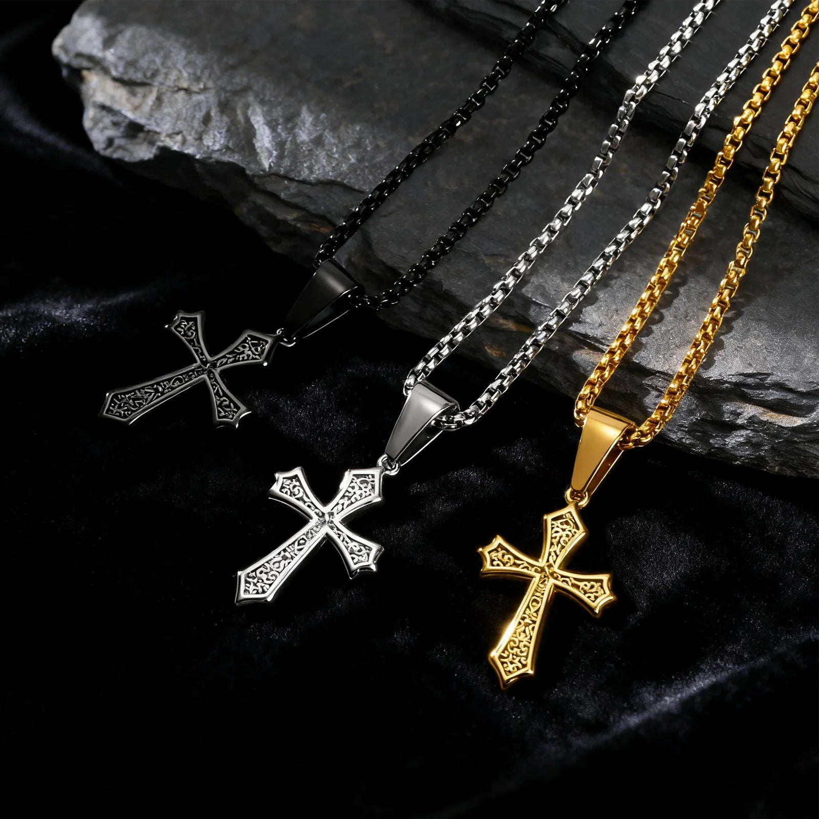 Chaîne croix homme