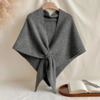 Châle “Noelia” – Écharpe nouée en maille douce effet cachemire Neyvora