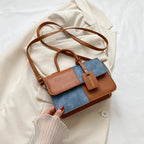 Sac “Mirella” - Sac à main colorblock en cuir vegan avec anse carrée Neyvora